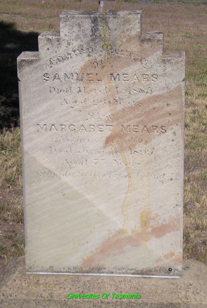 Gravesites Of Tasmania